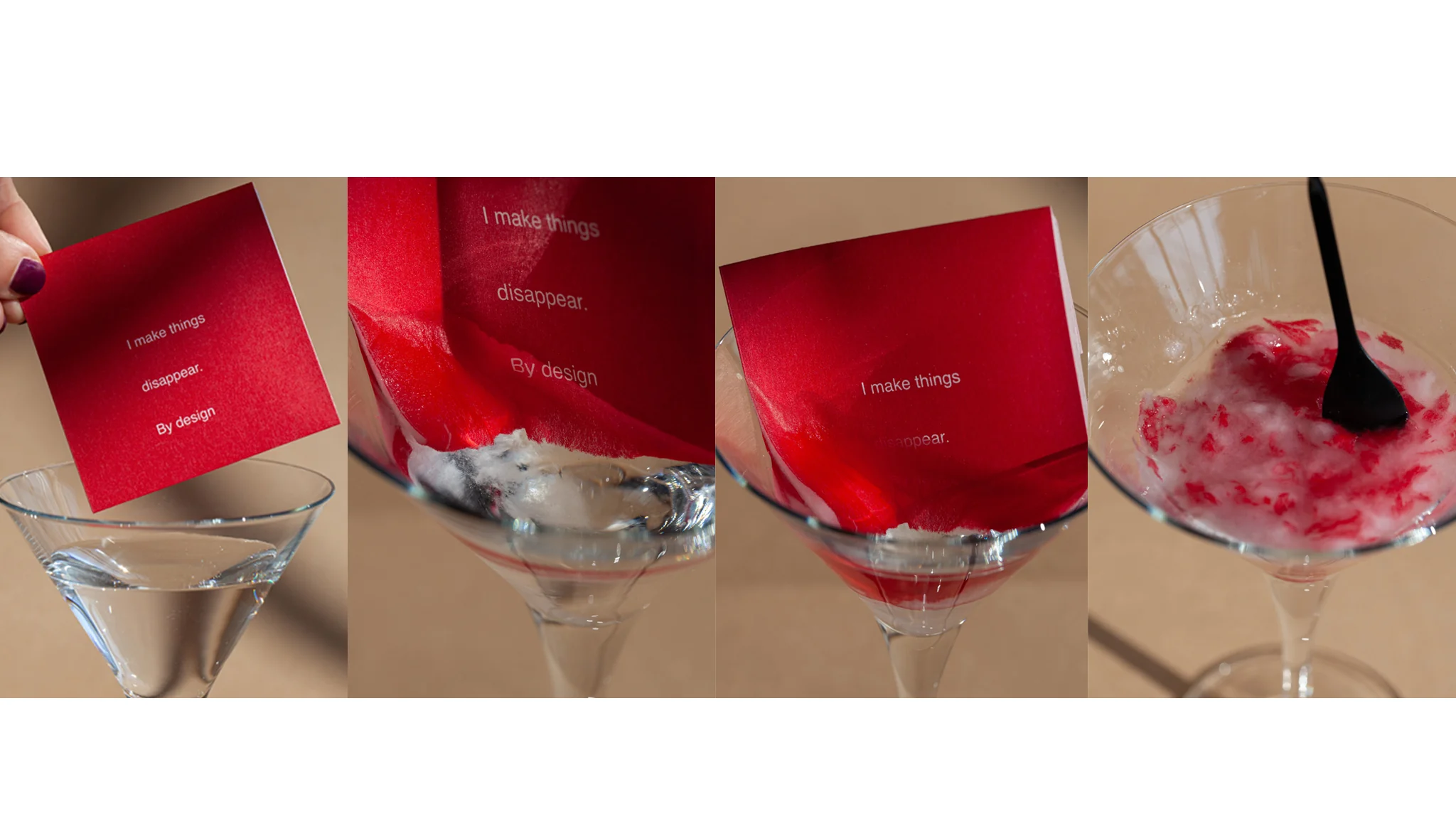 Etichetta solubile in acqua, dissolvibile senza lasciare tracce, ideale per packaging sostenibile.