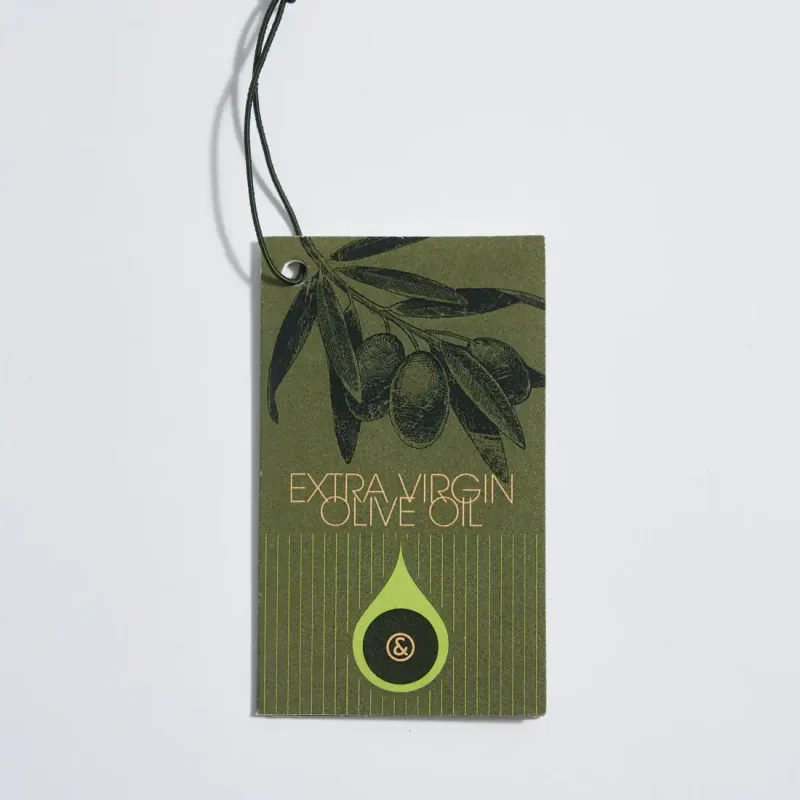 Cartellino a tre ante per olio extravergine