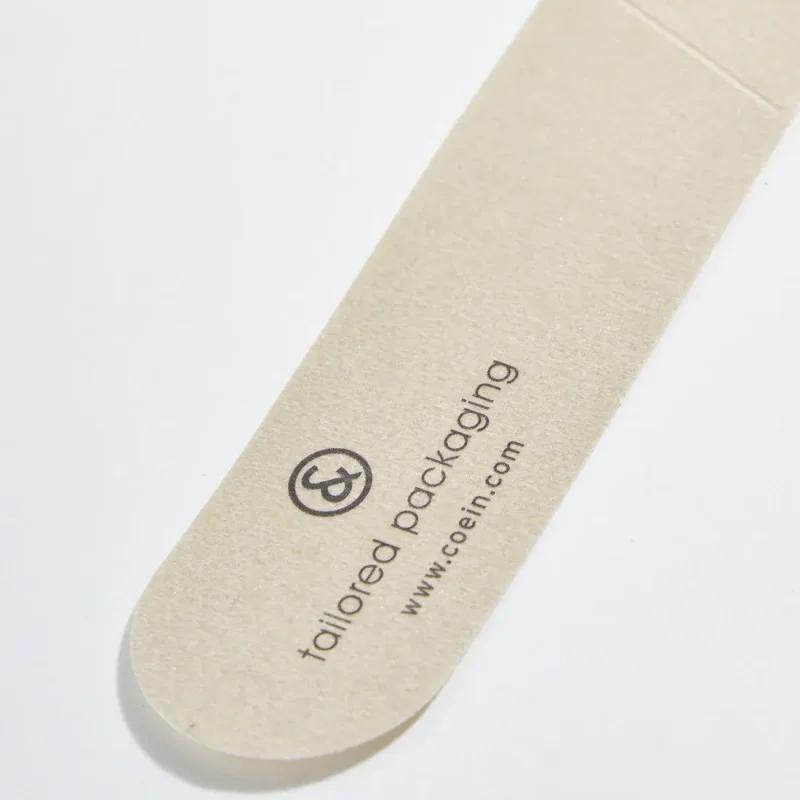 Cravattino per bottiglia bianco avorio