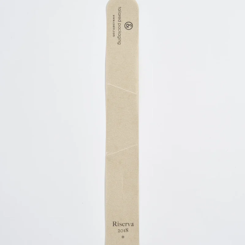 Cravattino per bottiglia in pergamena perlata