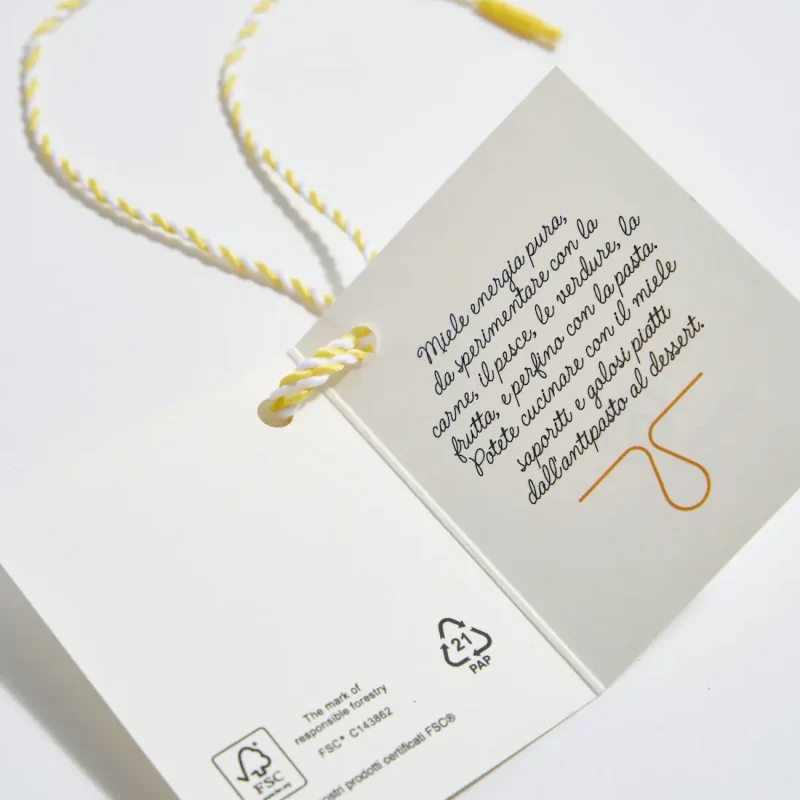 Libretto a due ante con treccia autobloccante